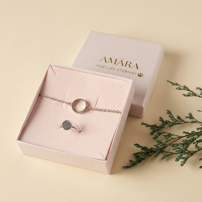 KIT Pulsera +  Anillo AMÃRA