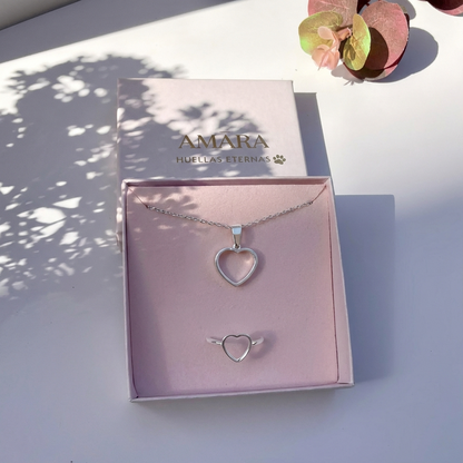 KIT Colgante + Pulsera + Anillo AMÃRA